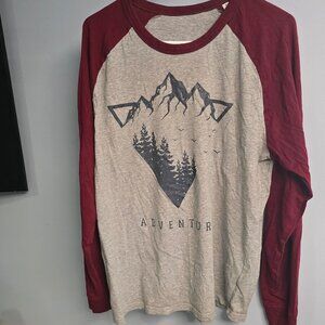 Adventure softball look long sleeve t shirt XL